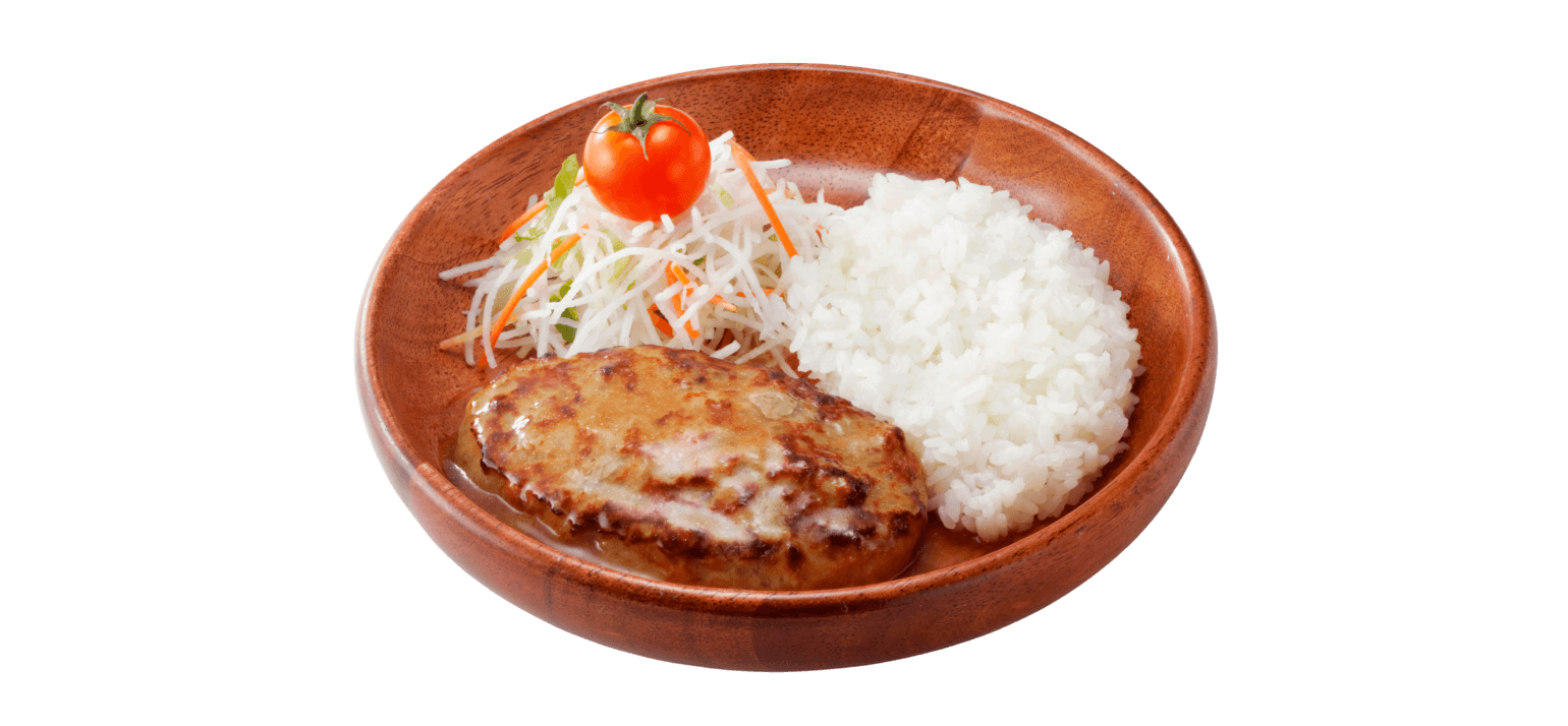 乳・小麦・卵を使わないハンバーグ／写真
