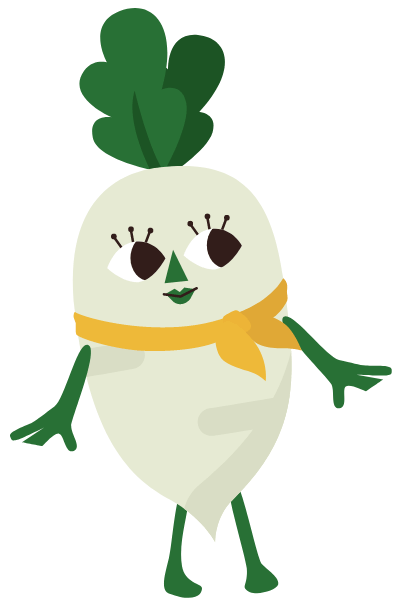 大根のお母さんのキャラクター